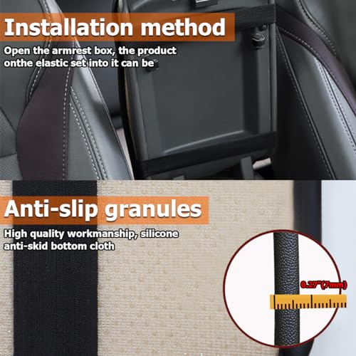 Car Center Console Pad (Blackish Green)