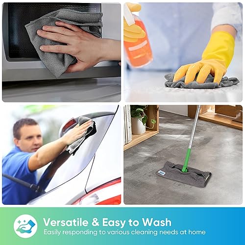 Grey Microfiber Cleaning Cloth (Grey)