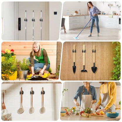 Broom Holder Wall Mount (7pack)
