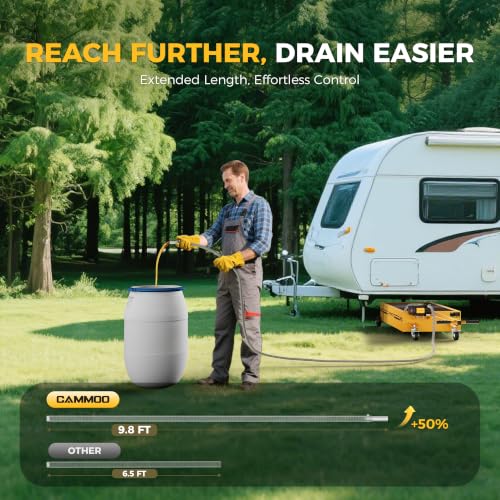 20 Gal Electric Oil Drain Pan with Pump (Yellow)