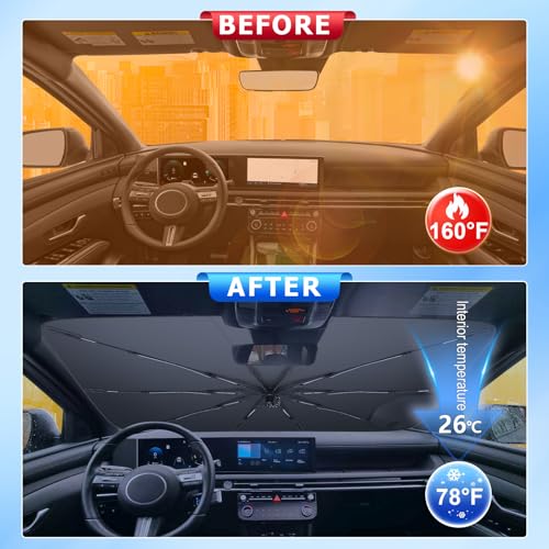 for Car Windshield Sunshade Umbrella 2022 (for 2022-2026 Hyundai Tucson)