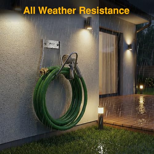 Garden Hose Holder Stainless Steel Small Wall Mount Garden Hose Hook (80 Feet)