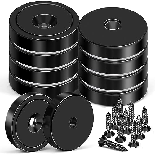 10 Pack Strong Magnets 150LB Cup Magnet with Countersunk Hole