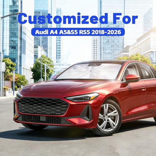 Car Windshield Sun Shade for Audi A4 A5&S5 RS5 2018 (For Audi A4 A5&S5 RS5 2018-2026)