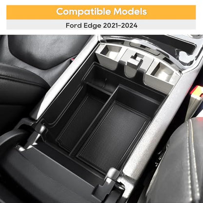 Ford Edge Console Organizer (2021-2025 For d Edge Console Box black)