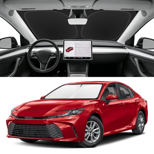 Custom Fit Windshield Sun Shade for Toyota Camry 2025 (for 2025-2026 2027 Toyota Camry)