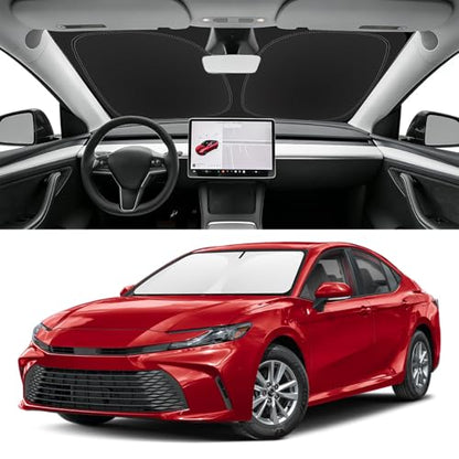 Custom Fit Windshield Sun Shade for Toyota Camry 2025 (for 2025-2026 2027 Toyota Camry)