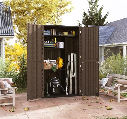 Storage Shed Weather Resistance (Brown)