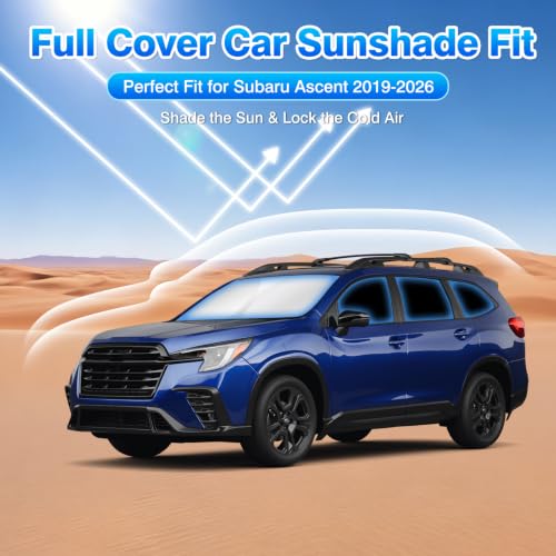 Windshield Sun Shade for Subaru Ascent 2019 (Window Shades for Subaru Ascent 19-26)