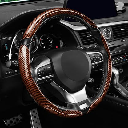 3pcs Carbon Fiber Anti (Glossy Brown / Universal (3pcs))