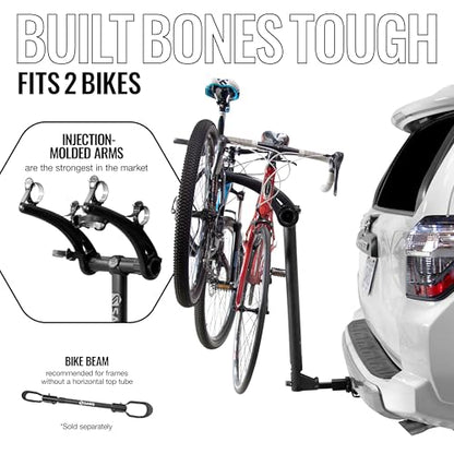 Bones 2 Bike Hitch Rack Bicycle Carrier (Bones Hitch / 2 Bike Carrier)