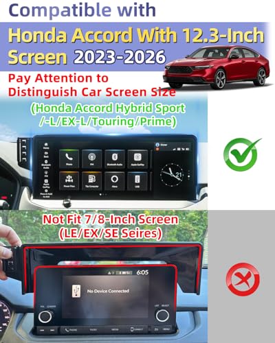 Car Phone Mount for 2023 (Honda Accord 2023-2026 ( 12.3-Inch Only) / Magsafe)