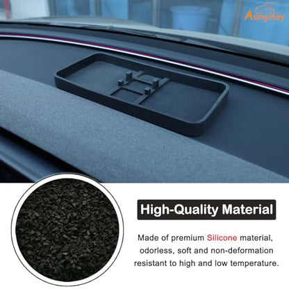Center Console Dash Organizer Compatible with Tesla Model 3 2023 2024 Dashboard Table Tray Storage Box Dash Phone Holder Container Box Anti (Fit Tesla Model 3)