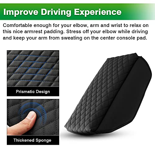 Custom for Center Console Cover Kia Sportage 2023 2024 2025 2026 Armrest Cover Center Console Cushion Pad PU Leather Armrest Seat Box Cover Protector Sportage Accessories Anti (Size for Kia Sportage 2023-2026)