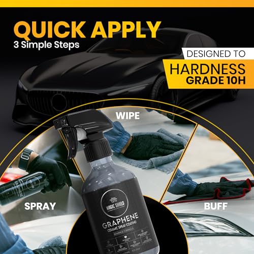 Graphene Ceramic Spray Coating for Cars (9 Fl Oz (Pack of 1))