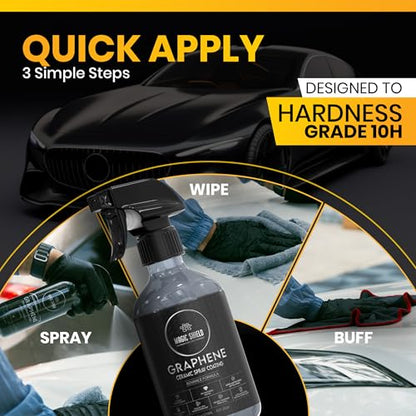 Graphene Ceramic Spray Coating for Cars (9 Fl Oz (Pack of 1))