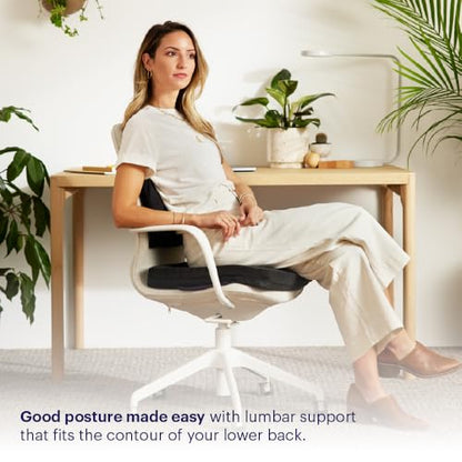 Back Cushion Lumbar Support Pillow for Office Chair (Back)
