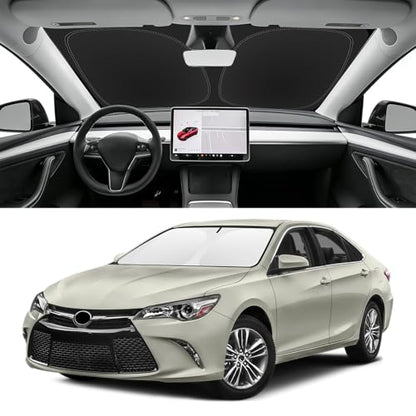 Custom Fit Windshield Sun Shade for Toyota Camry 2007 (for 2007-2017 Toyota Camry)