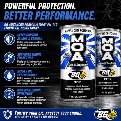 BG Advanced Formula MOA PN 115 Motor Oil Additive