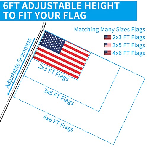 Flag Pole Upgraded Bracket (Silver)