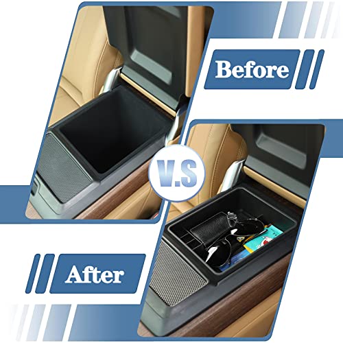 Car armrest Organizer Storage Box Compatible with Land Rover Range Rover Sport (QT-803/T)