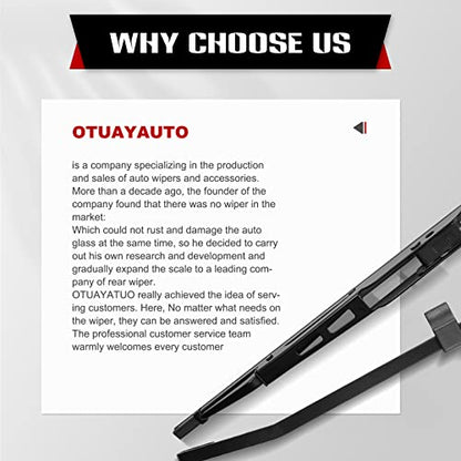 Rear Windshield Wiper Arm Blade (13.5"+13")
