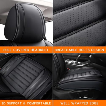 Car Seat Covers (Black 2/Full Set)