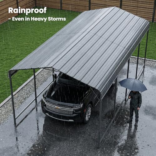 Reinforced Metal Carport (10 x 20 ft)