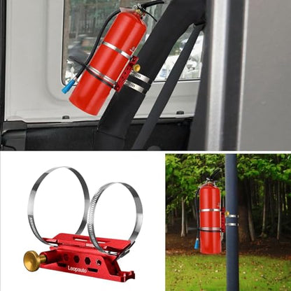 Universal Fire Extinguisher Mount (Red)