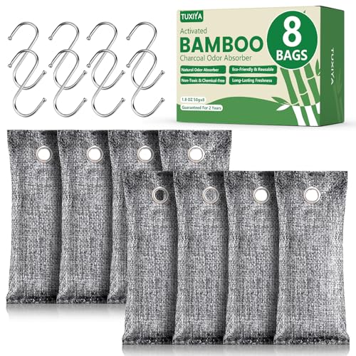 8Pack Activated Charcoal Odor Absorber (8p)