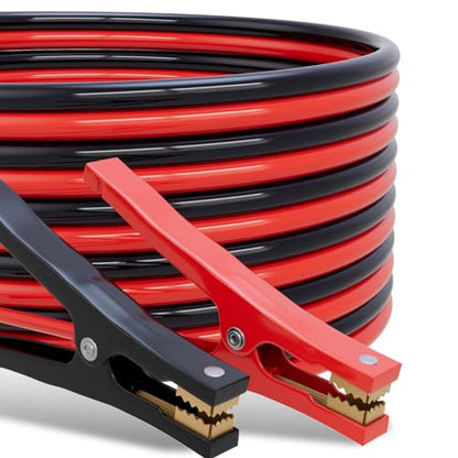 Heavy Duty Jumper Cables for Car Battery (8 Gauge （12FT）)