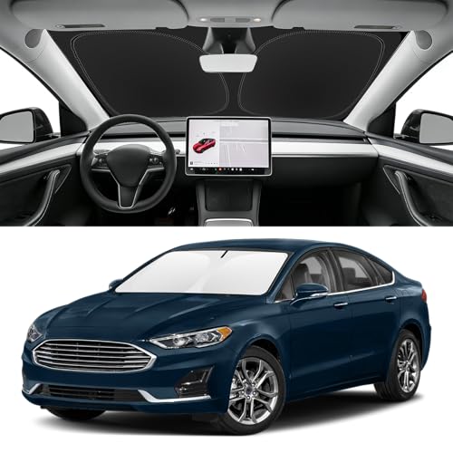 Custom Fit Windshield Sun Shade for Ford Fusion 2013 (for 2013-2021 Ford Fusion)
