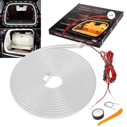 LED Lights for Car Trunk (4M/158in-Dynamic Flowing / White)
