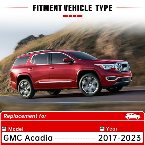 3 Pack Custom Fit Windshield Wipers Replacement for GMC Acadia 2017 (24"+20"+10")