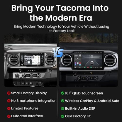 S8 Gen4 10.1" Android Car Stereo for Toyota Tacoma 2016 (10.1")