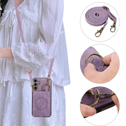 Compatible with Samsung Galaxy S24 Plus (Purple / for S25 Plus)