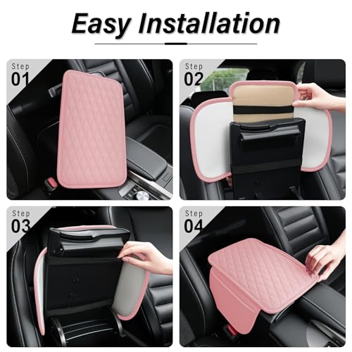 Car Center Console Cover (pink)