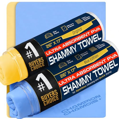 Car Shammy Cloth (Original + Blue)