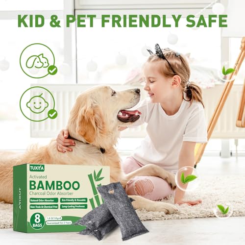 8Pack Activated Charcoal Odor Absorber (8p)