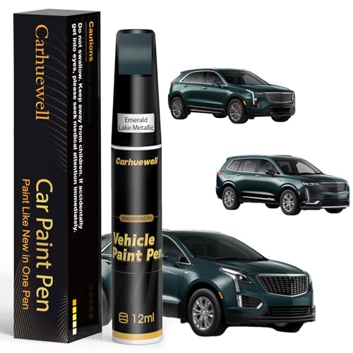 Touch Up Paint for Cadillac Emerald Lake Metallic (For Cadillac / Emerald Lake Metallic(G6I/WA616D) for 2025 XT4/2024 XT4/2025 XT5/2024 XT5/2025 XT6/2024 XT6/2025 LYRI/2024 LYRIQ)