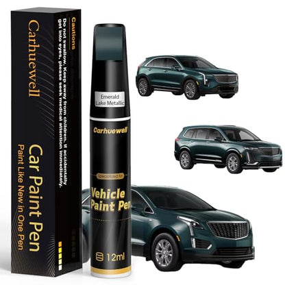 Touch Up Paint for Cadillac Emerald Lake Metallic (For Cadillac / Emerald Lake Metallic(G6I/WA616D) for 2025 XT4/2024 XT4/2025 XT5/2024 XT5/2025 XT6/2024 XT6/2025 LYRI/2024 LYRIQ)