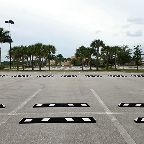 Rubber Parking Curb (4. Black/White Pack of 10)