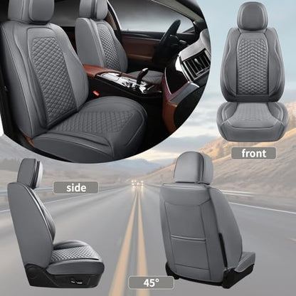 Car Seat Covers Full Set (2 Pack / Gray)