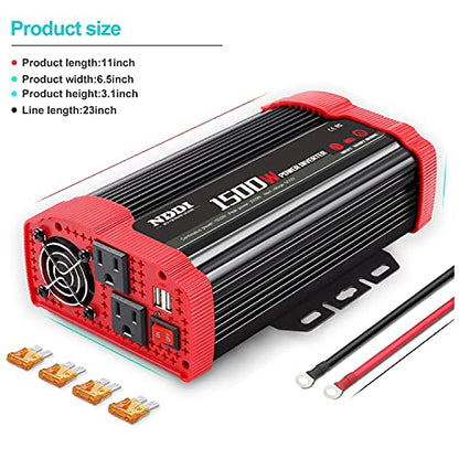 1500W Car Power Inverter Adapter (1500W)