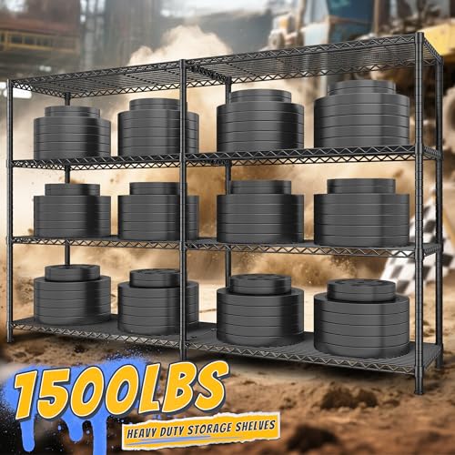 72.8" W Storage Shelves Load 1500LBS (17.7" D x 72.8" W x 59" H)