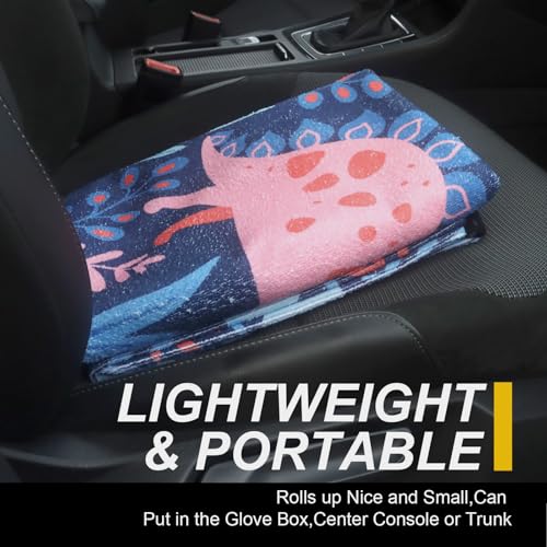 Back Seat Cover for Car Trucks Van SUV Jeep (Rear Bench Seat Towel / Dinosaur)