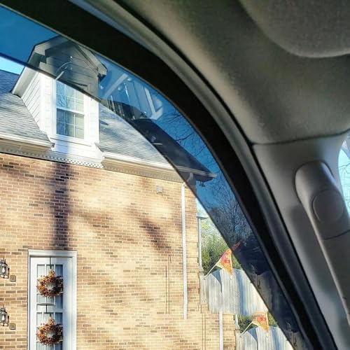 Outside Rain Guards Compatible with Nissan Versa Hatch Sedan 07 (for Versa Sedan Hatchback 2007-2011)