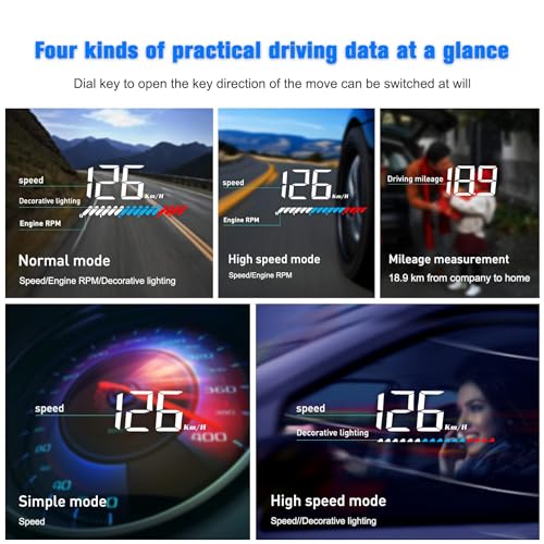 Heads up Display for Cars Speedometer for Car (M7)