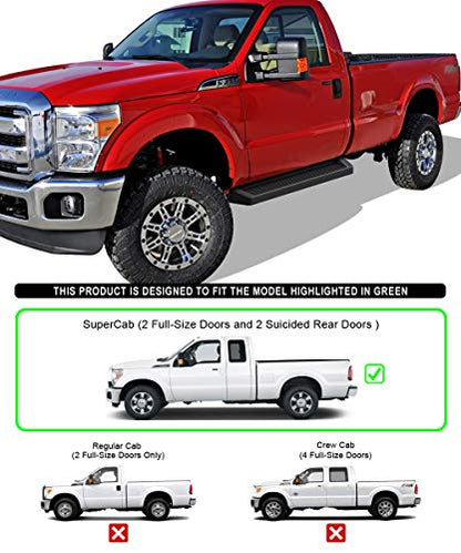 Running Boards (Aluminum Black / Running Board Style)