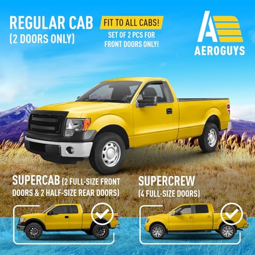 Extra Durable Window Deflectors Tape (For Ford F150 09-14)